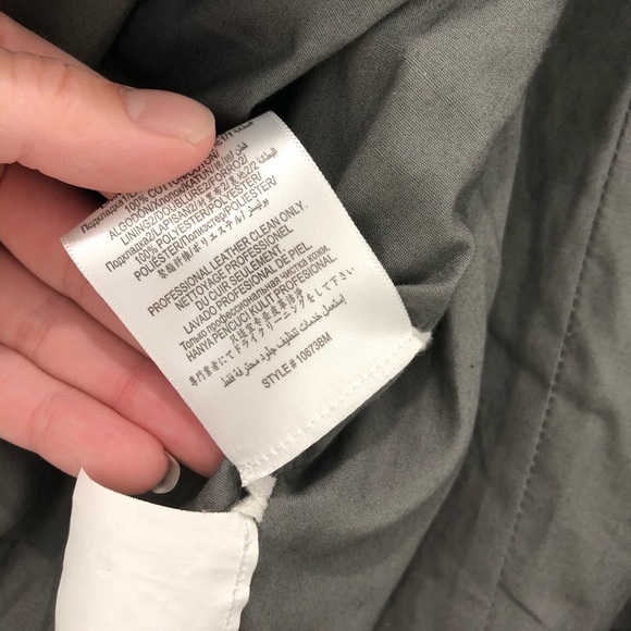 BCBG “Sienna” drape front leather jacket - Picture 7 of 12